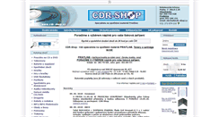 Desktop Screenshot of cdr-shop.cz