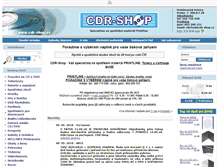 Tablet Screenshot of cdr-shop.cz
